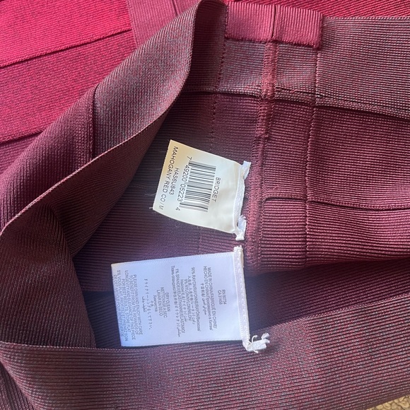 Herve Leger Bridget Ombré red dress size medium Authentic - Picture 13 of 13